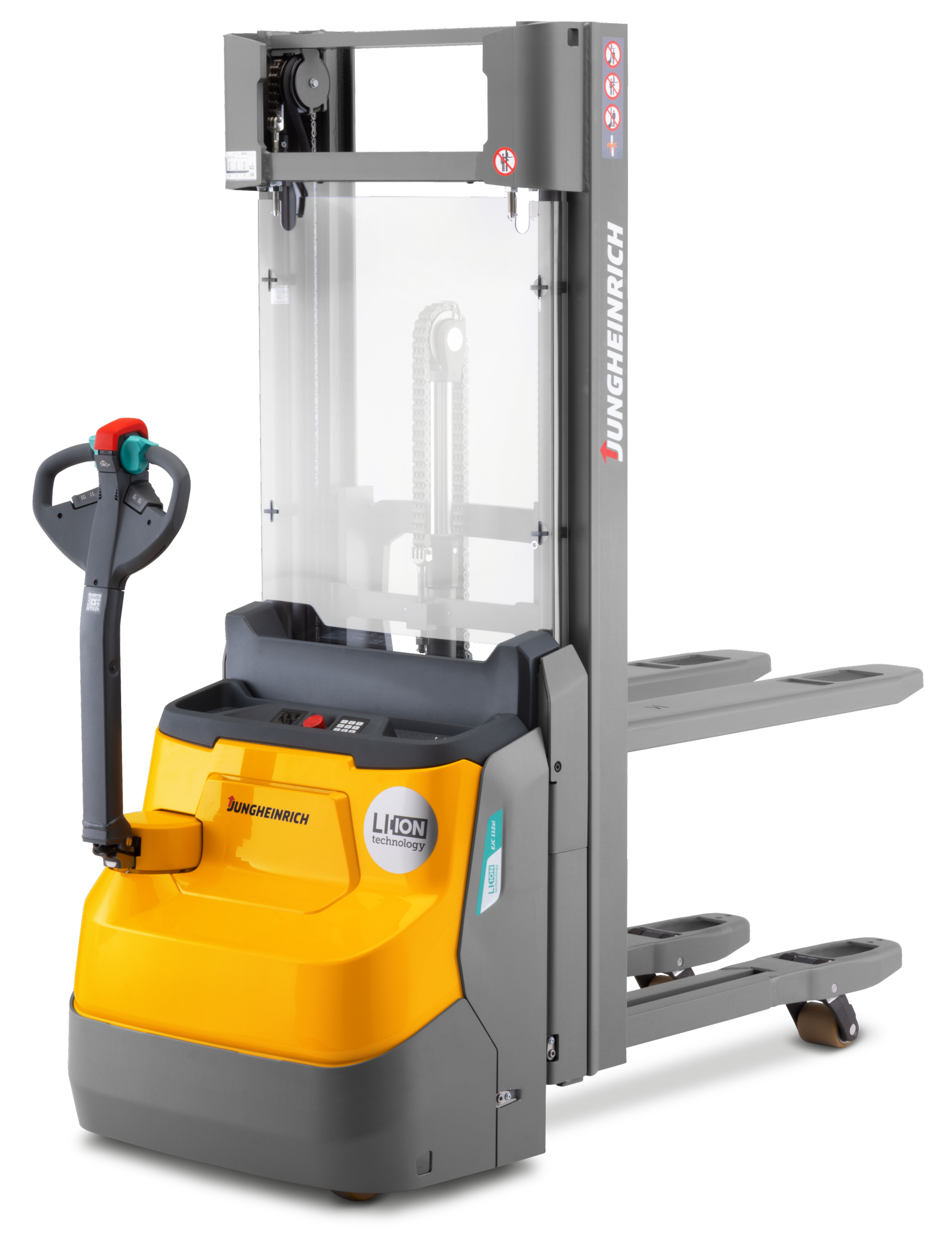 Electric Pedestrian Stacker with Support Arm Lift